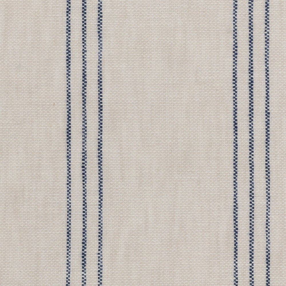 Gulliver 1 Navy by Stout Designer Fabric JUST STRIPES BLUE/SPRING 53%COT 47%POL INDIA PERFORMANCE RATED FABRIC WYZENBEEK 50 000 DOUBLE RUB WEAR TEST (HEAVY DUTY) Horizontal: 0.000 and Vertical: 3.250 54 in - Swanky Fabrics -