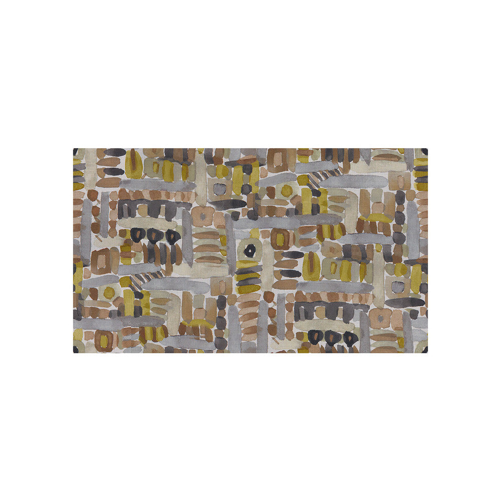 Moriyama Granite by Groundworks Designer Fabric THOMAS O'BRIEN TEXTILES VOL.II LINEN - 100% Austria MEDIUM Horizontal: 29 and Vertical: 33 58 - Swanky Fabrics -