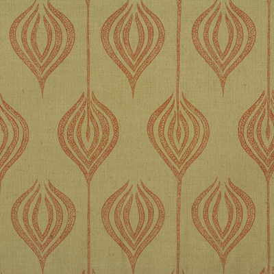 Tulip Sand/Coral by Groundworks Designer Fabric ALLEGRA HICKS COLLECTION LINEN - 60%;COTTON - 30%;NYLON - 10% United Kingdom - Horizontal: 5.5 and Vertical: 10.25 54 - Swanky Fabrics -