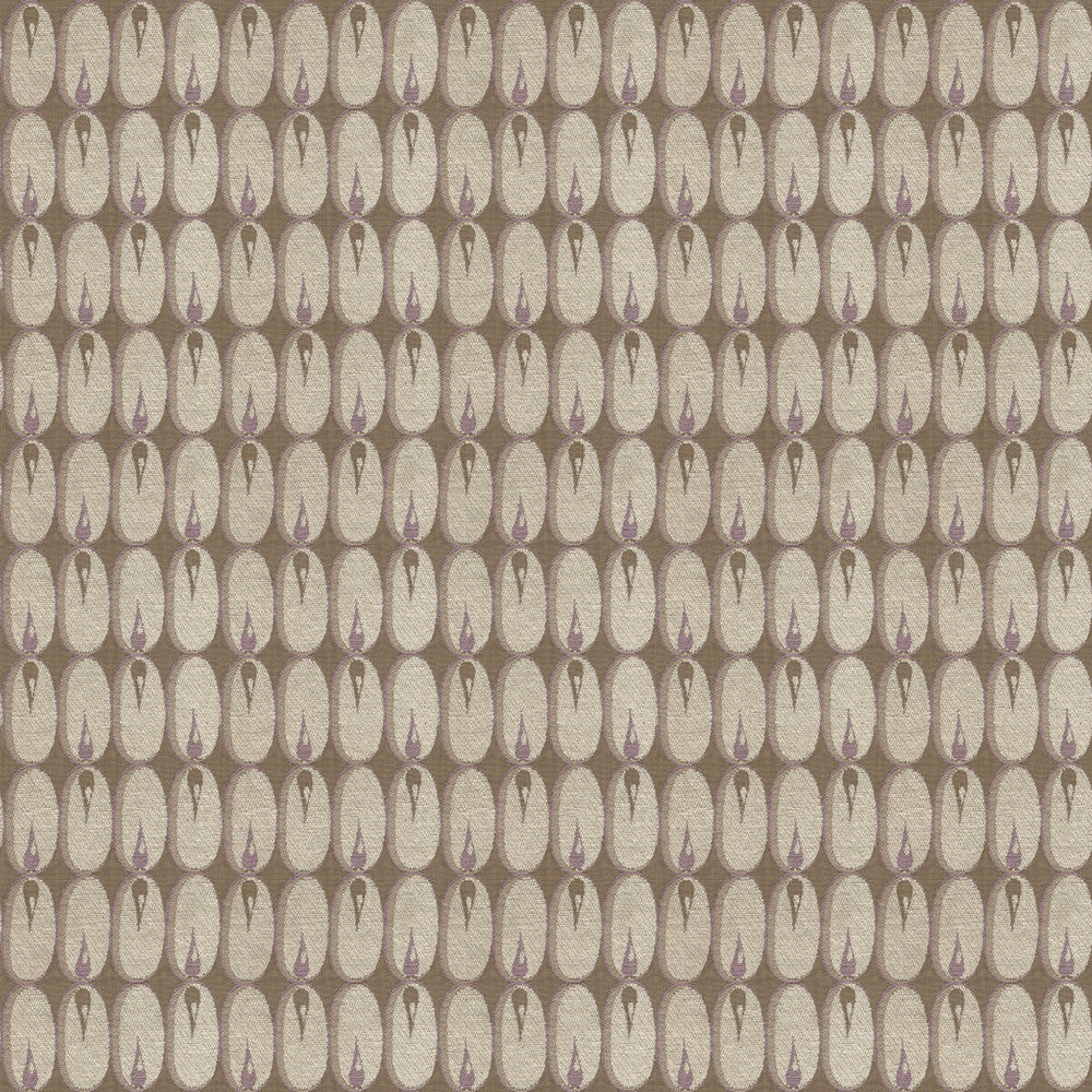Oval Flame Lilac by Groundworks Designer Fabric ALLEGRA HICKS II COLLECTION VISCOSE - 60%;ACETATE - 18%;POLYESTER - 12%;COTTON - 10% Italy LIGHT Horizontal: 2.5 and Vertical: 4.75 55 - Swanky Fabrics -