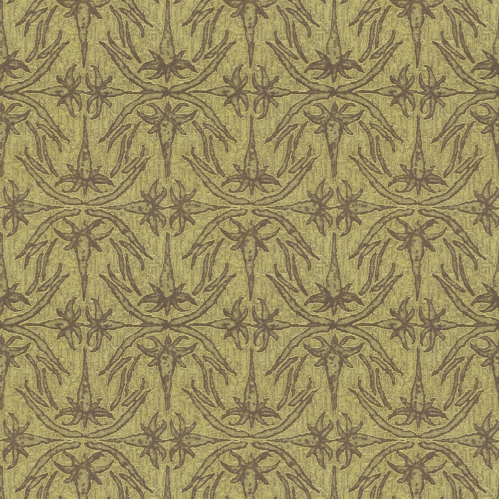 Lily Branch Lime by Groundworks Designer Fabric ALLEGRA HICKS II COLLECTION VISCOSE - 53%;POLYESTER - 25%;COTTON - 22% Italy MEDIUM Horizontal: 13.75 and Vertical: 19.75 55 - Swanky Fabrics -