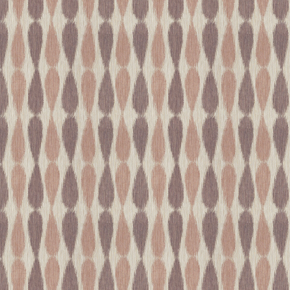 Ikat Drops Lilac by Groundworks Designer Fabric ALLEGRA HICKS II COLLECTION VISCOSE - 60%;LINEN - 26%;NYLON - 7%;POLYESTER - 7% Italy MEDIUM Horizontal: 9 and Vertical: 12 55 - Swanky Fabrics -