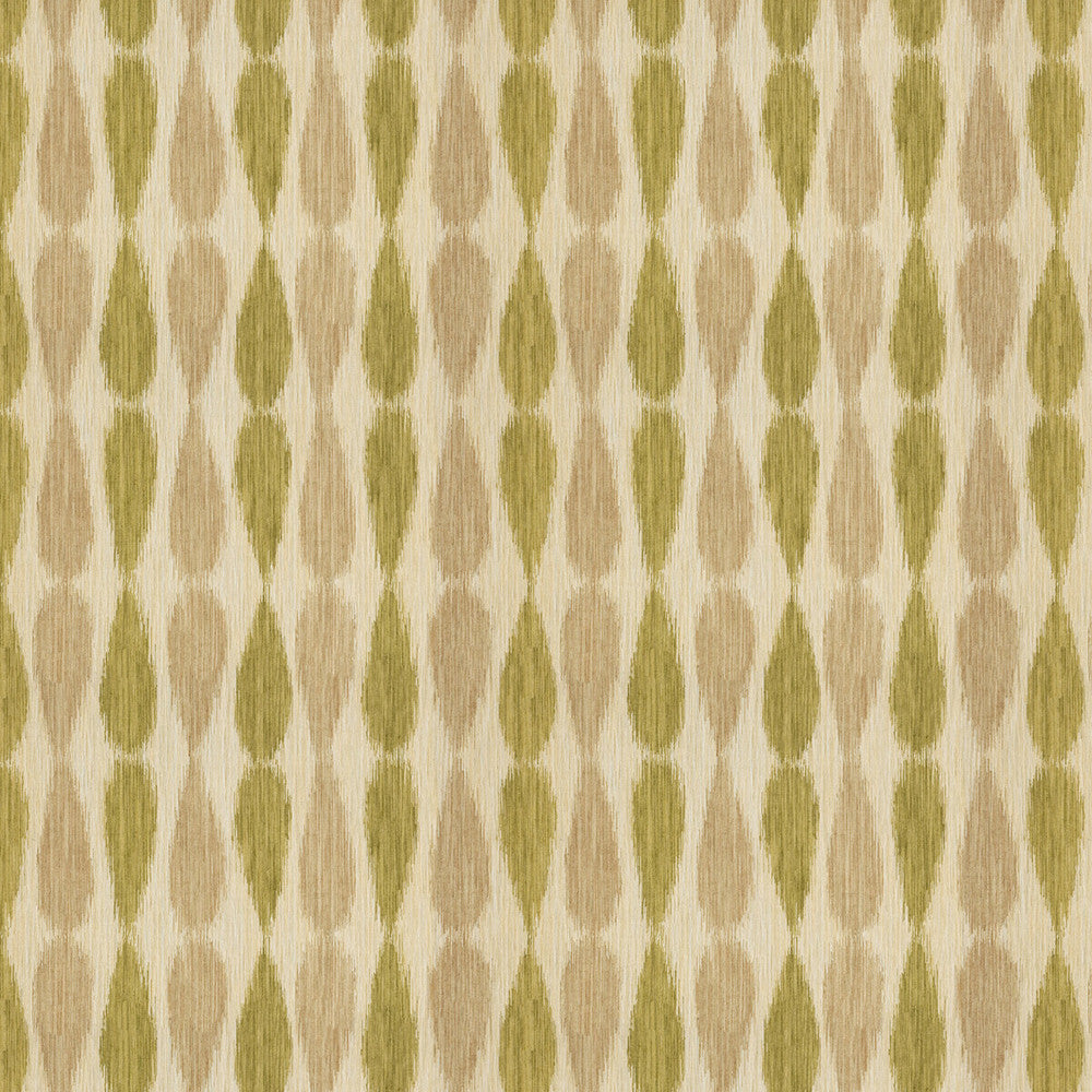 Ikat Drops Lime by Groundworks Designer Fabric ALLEGRA HICKS II COLLECTION VISCOSE - 60%;LINEN - 26%;NYLON - 7%;POLYESTER - 7% Italy MEDIUM Horizontal: 9 and Vertical: 12 55 - Swanky Fabrics -