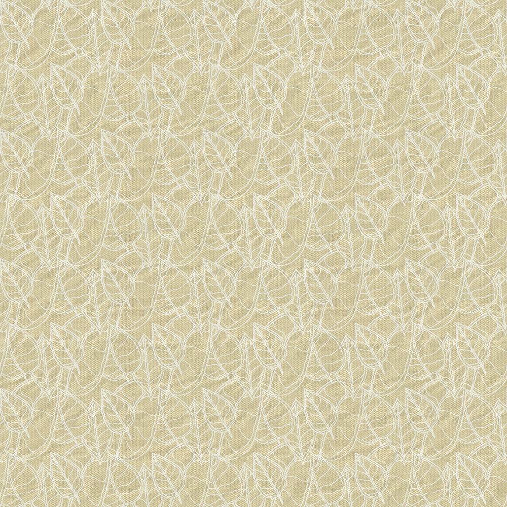 Fall White by Groundworks Designer Fabric ALLEGRA HICKS II COLLECTION LINEN - 60%;COTTON - 30%;NYLON - 10% United Kingdom Horizontal: 4 and Vertical: 5 55 - Swanky Fabrics -