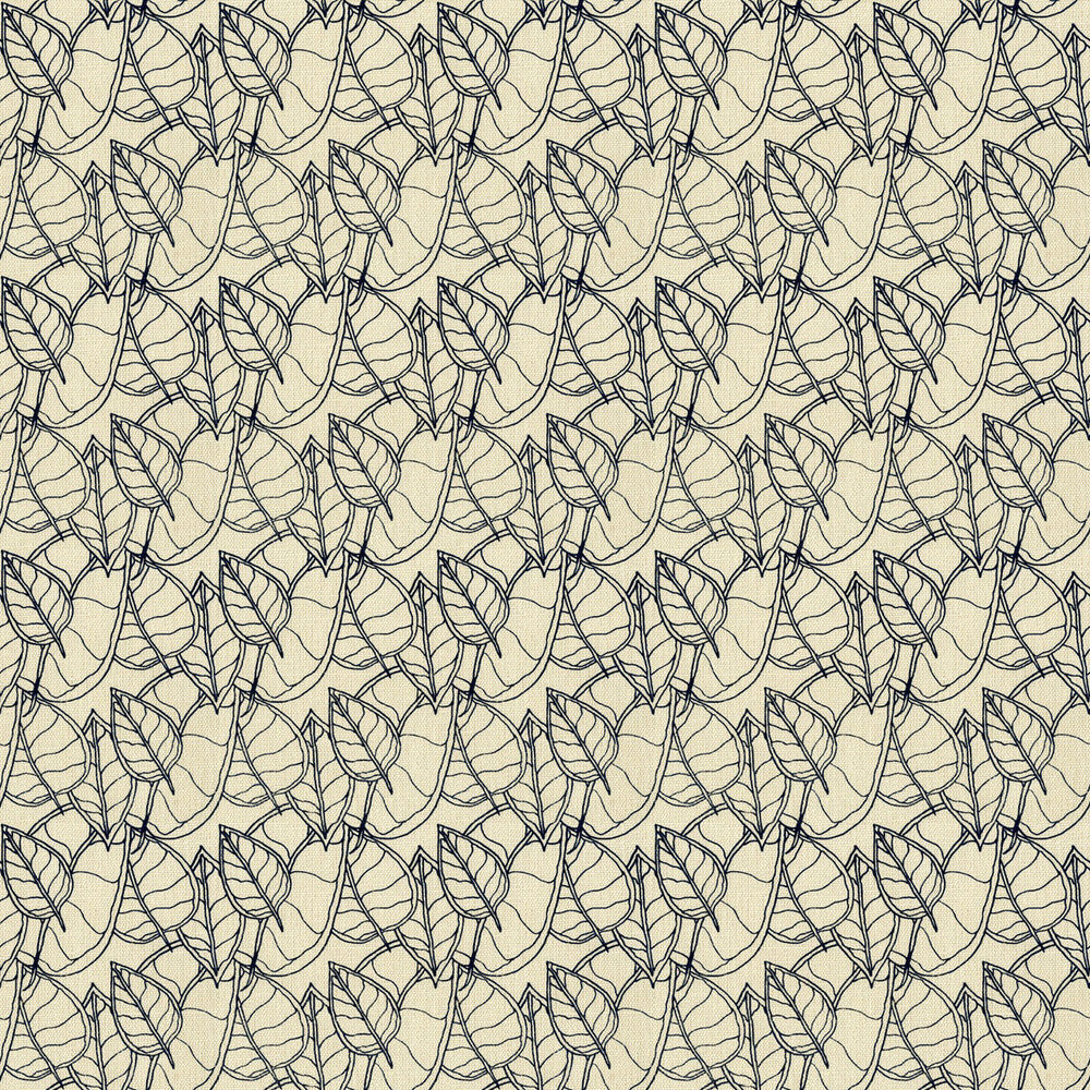 Fall Midnight by Groundworks Designer Fabric ALLEGRA HICKS II COLLECTION LINEN - 60%;COTTON - 30%;NYLON - 10% United Kingdom Horizontal: 4 and Vertical: 5 55 - Swanky Fabrics -