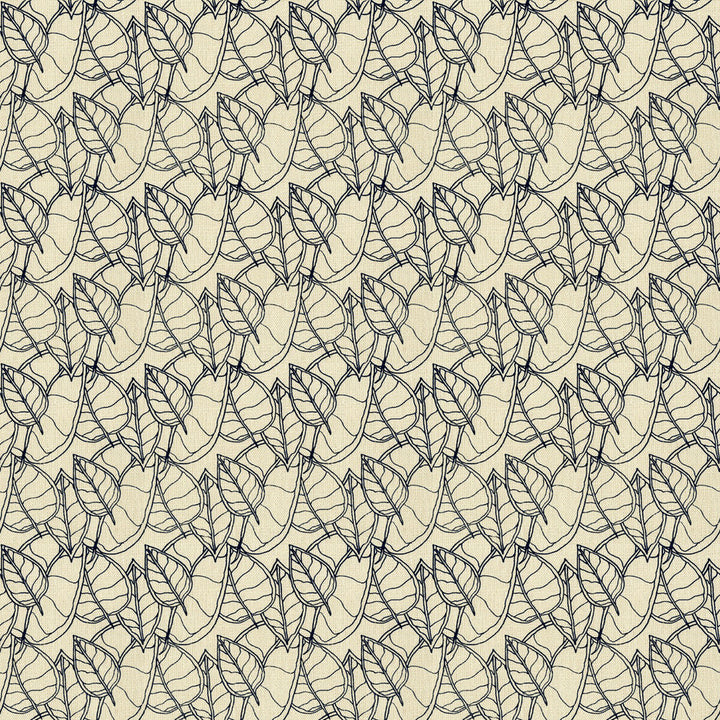 Fall Midnight by Groundworks Designer Fabric ALLEGRA HICKS II COLLECTION LINEN - 60%;COTTON - 30%;NYLON - 10% United Kingdom Horizontal: 4 and Vertical: 5 55 - Swanky Fabrics -