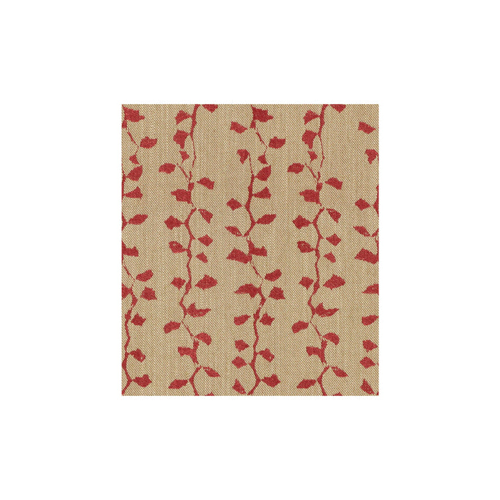 Jungle Ruby by Groundworks Designer Fabric ALLEGRA HICKS ISLANDS COLLECTION VISCOSE - 72%;LINEN - 13%;COTTON - 11%;ACRYLIC - 4% Italy Horizontal: 5.5 and Vertical: 12.8 55 - Swanky Fabrics -