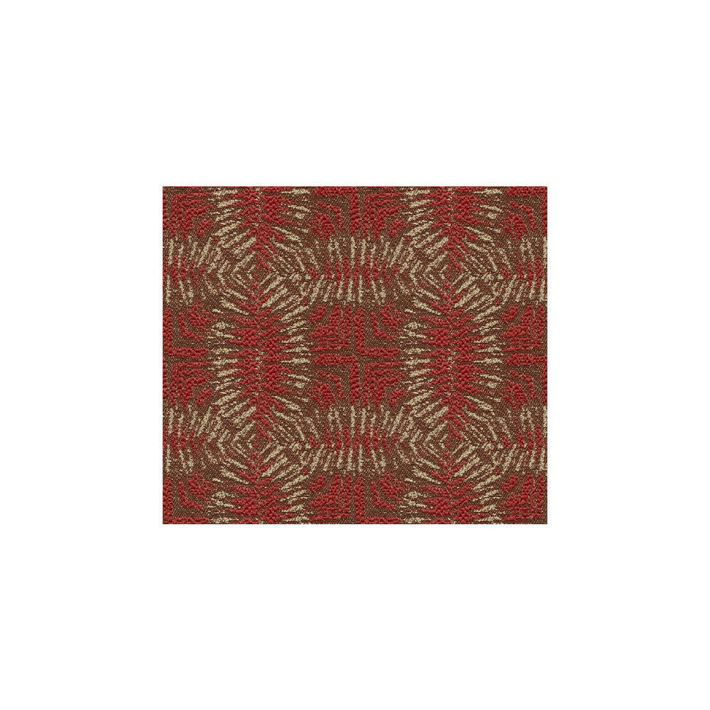 Calypso Ruby by Groundworks Designer Fabric ALLEGRA HICKS ISLANDS COLLECTION VISCOSE - 50%;COTTON - 24%;LINEN - 10%;ACRYLIC - 8%;NYLON - 8% Italy Horizontal: 5.5 and Vertical: 4.92 55 - Swanky Fabrics -