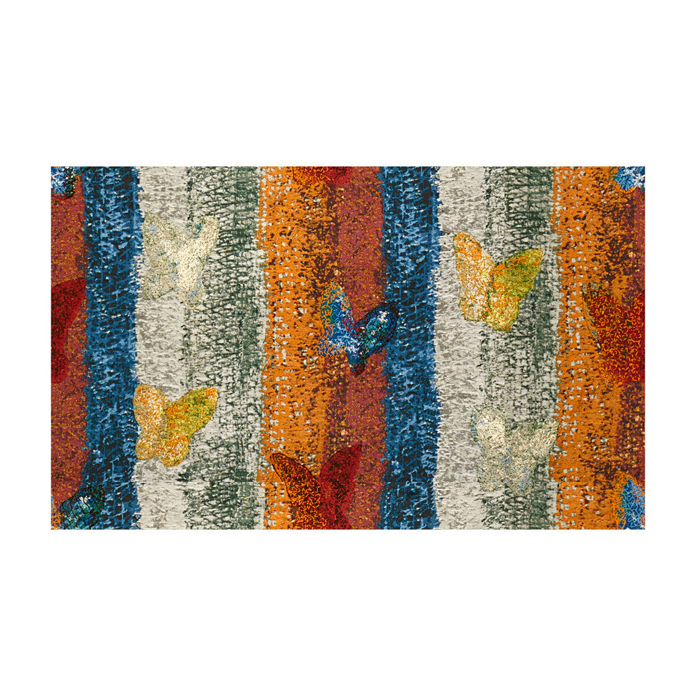 Fritillery Multi by Groundworks Designer Fabric HUNT SLONEM FOR GROUNDWORKS VISCOSE - 52%;COTTON - 36%;SPUN POLYESTER - 8%;POLYESTER - 4% India LIGHT Horizontal: 26.375 and Vertical: 15.75 52.75 - Swanky Fabrics -