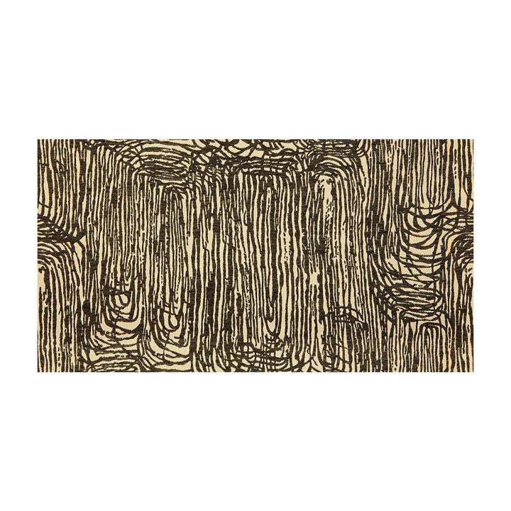 Zuma Black by Groundworks Designer Fabric KELLY WEARSTLER TERRA FIRMA TEXTILES SOLUTION DYED ACRYLIC - 100% United States MEDIUM Horizontal: 28.5 and Vertical: 15.5 54 - Swanky Fabrics -