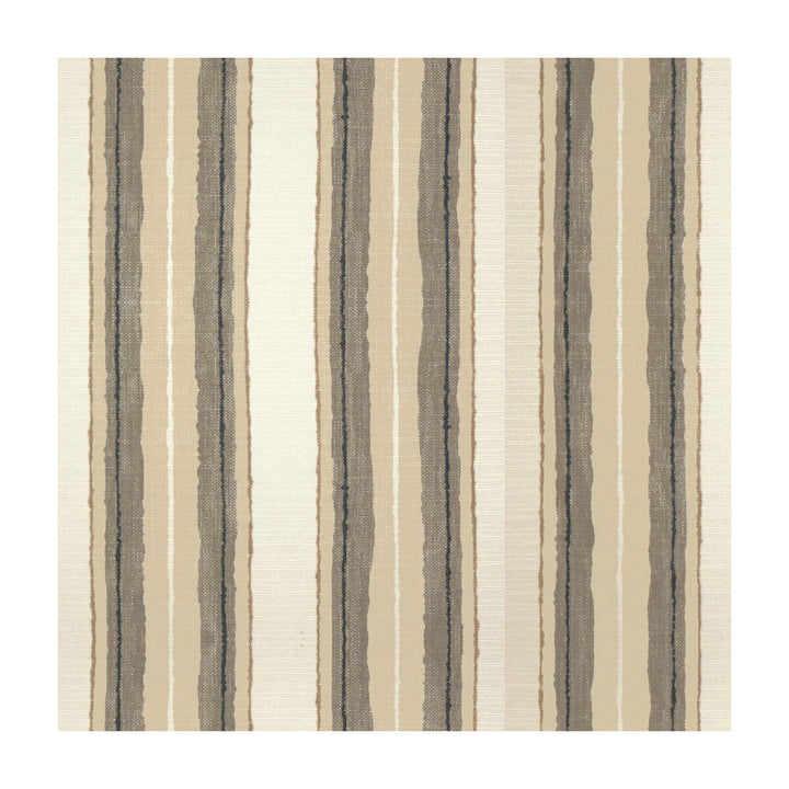 Shoreline Linen/Pyrite by Groundworks Designer Fabric KELLY WEARSTLER TERRA FIRMA TEXTILES SOLUTION DYED POLYESTER - 100% Italy HEAVY Horizontal: 17.25 and Vertical: 16 53 - Swanky Fabrics -