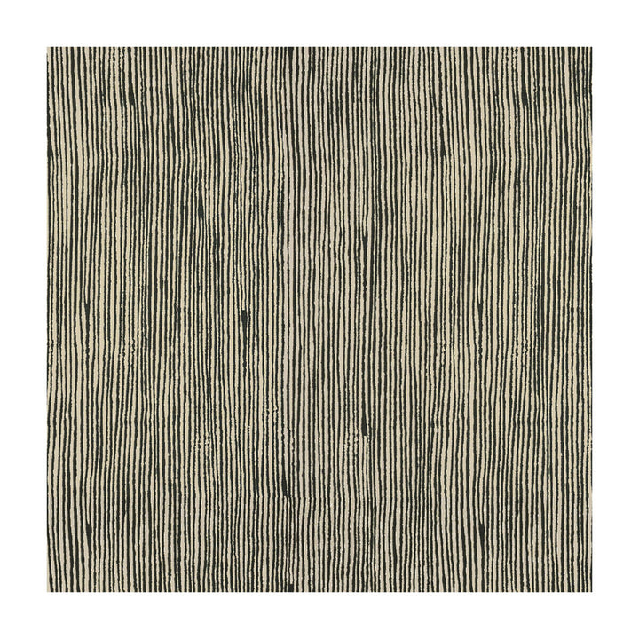 Vertex Black by Groundworks Designer Fabric KELLY WEARSTLER TERRA FIRMA TEXTILES SOLUTION DYED POLYESTER - 100% Italy HEAVY Horizontal: 17.75 and Vertical: 25 54.25 - Swanky Fabrics -