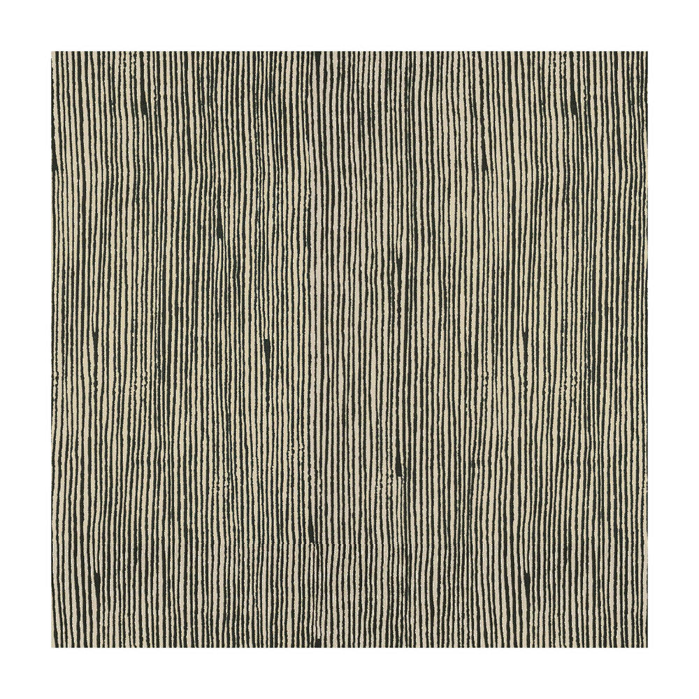 Vertex Black by Groundworks Designer Fabric KELLY WEARSTLER TERRA FIRMA TEXTILES SOLUTION DYED POLYESTER - 100% Italy HEAVY Horizontal: 17.75 and Vertical: 25 54.25 - Swanky Fabrics -