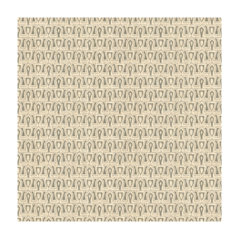 Passage Metal by Groundworks Designer Fabric ALLEGRA HICKS GARDEN COLLECTION LINEN - 88%;NYLON - 12% Belgium HEAVY Horizontal: 1.75 and Vertical: 1.18 54 - Swanky Fabrics -