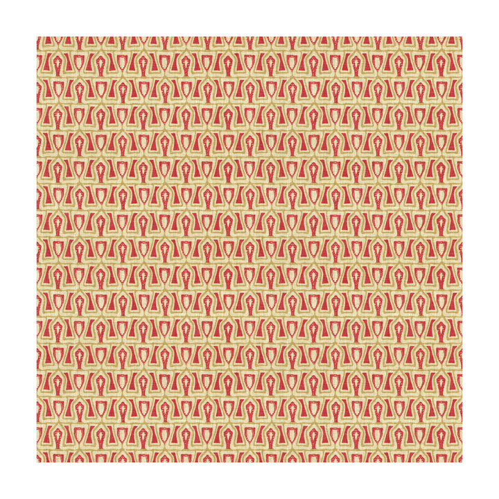 Passage Cerise by Groundworks Designer Fabric ALLEGRA HICKS GARDEN COLLECTION LINEN - 88%;NYLON - 12% Belgium HEAVY Horizontal: 1.75 and Vertical: 1.18 54 - Swanky Fabrics -