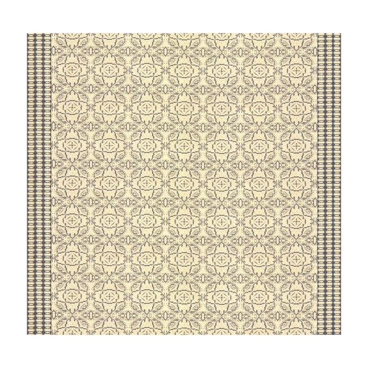Maze Metal by Groundworks Designer Fabric ALLEGRA HICKS GARDEN COLLECTION LINEN - 88%;NYLON - 12% Belgium HEAVY Horizontal: 52 and Vertical: 6.5 53 - Swanky Fabrics -