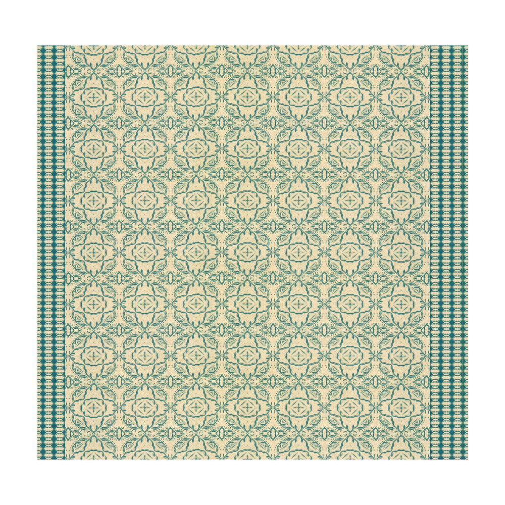 Maze Cornflower by Groundworks Designer Fabric ALLEGRA HICKS GARDEN COLLECTION LINEN - 88%;NYLON - 12% Belgium HEAVY Horizontal: 52 and Vertical: 6.5 53 - Swanky Fabrics -