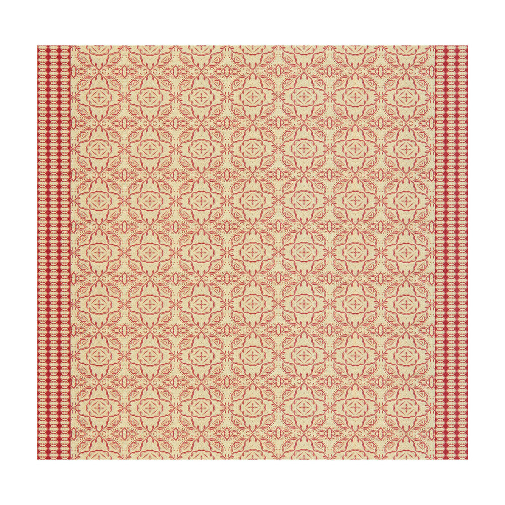 Maze Cerise by Groundworks Designer Fabric ALLEGRA HICKS GARDEN COLLECTION LINEN - 88%;NYLON - 12% Belgium HEAVY Horizontal: 52 and Vertical: 6.5 53 - Swanky Fabrics -