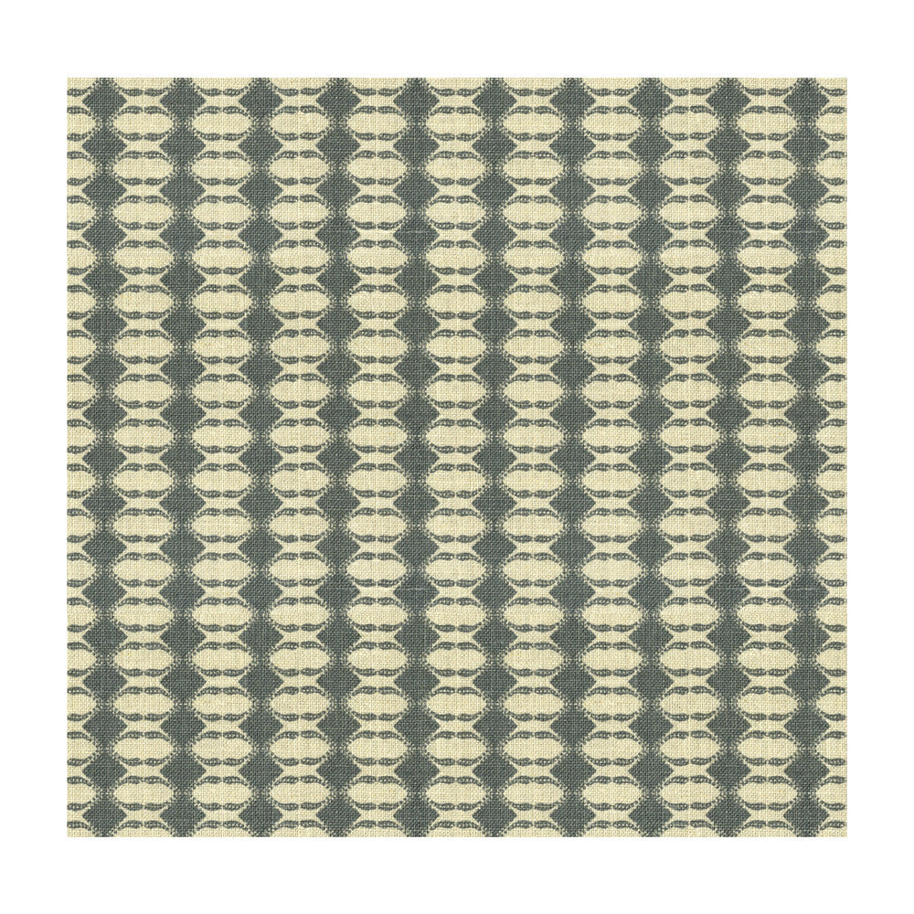 Diamond Metal by Groundworks Designer Fabric ALLEGRA HICKS GARDEN COLLECTION LINEN - 88%;NYLON - 12% Belgium HEAVY Horizontal: 1.25 and Vertical: 1 53 - Swanky Fabrics -