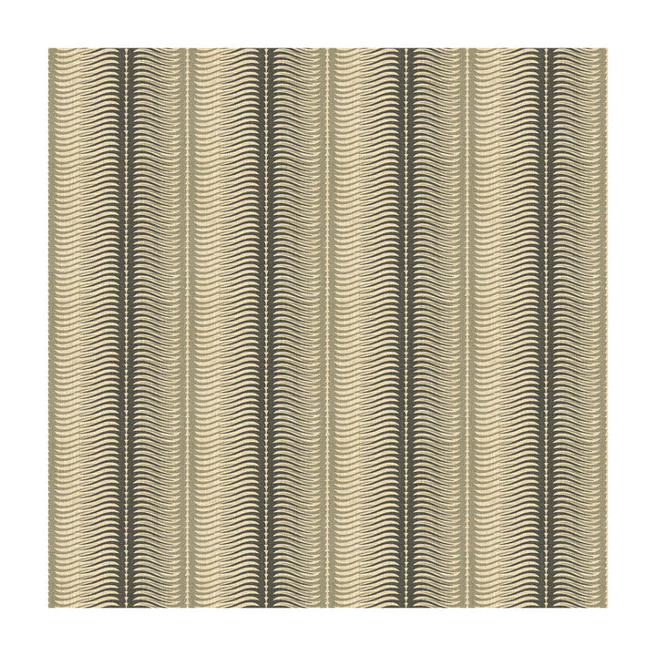 Stripes Metal by Groundworks Designer Fabric ALLEGRA HICKS GARDEN COLLECTION LINEN - 88%;NYLON - 12% Belgium HEAVY Horizontal: 2.52 and Vertical: 5.24 50 - Swanky Fabrics -