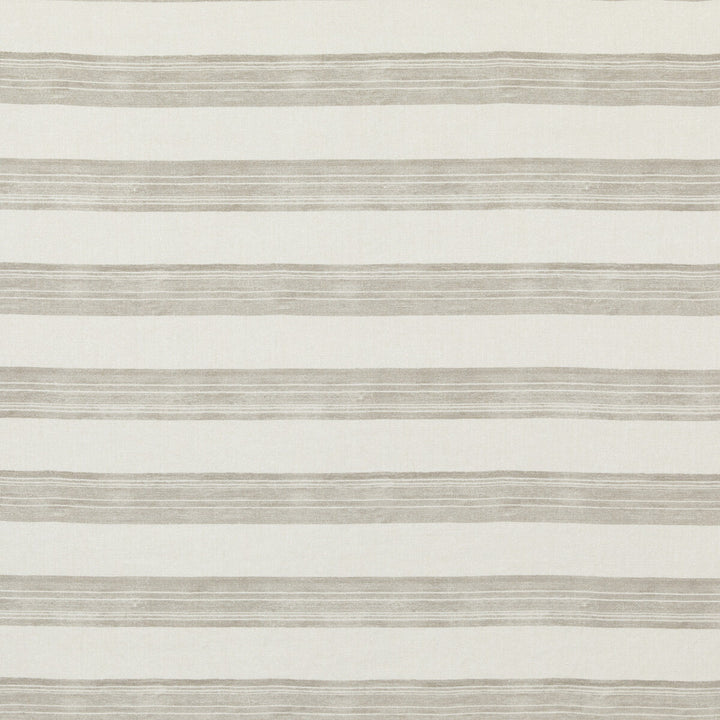 Askew Ivory/Taupe by Groundworks Designer Fabric KELLY WEARSTLER IV LINEN - 100% Italy HEAVY Horizontal: 27.02052 and Vertical: 25.16872 53.58006 - Swanky Fabrics -