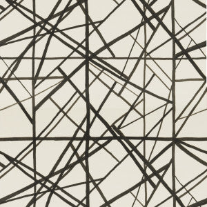 Channels Velvet Ebony/Ivory by Lee Jofa Modern Designer Fabric