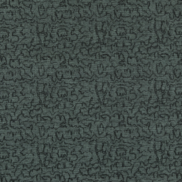 Crescendo Lagoon/Ebony by Groundworks Designer Fabric KELLY WEARSTLER IV VISCOSE - 47%;COTTON - 25%;POLYESTER - 16%;LINEN - 12% Italy HEAVY Horizontal: 13.9279 and Vertical: 14.01064 55.24274 - Swanky Fabrics -