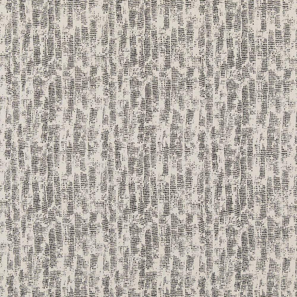 Verse Ivory/Onyx by Groundworks Designer Fabric KELLY WEARSTLER IV VISCOSE - 49%;COTTON - 32%;LINEN - 10%;POLYESTER - 9% Italy HEAVY Horizontal: 14.01064 and Vertical: 21.01596 55.0418 - Swanky Fabrics -
