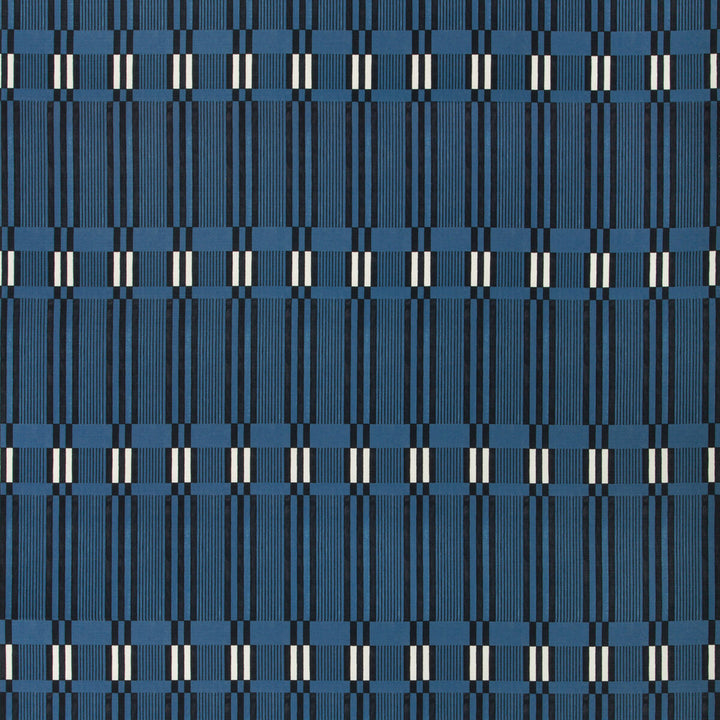 Bandeau Marine by Groundworks Designer Fabric KW TERRA FIRMA II INDOOR OUTDOOR POLYESTER - 100% Italy HEAVY Horizontal: 9 and Vertical: 15.2 54 - Swanky Fabrics -