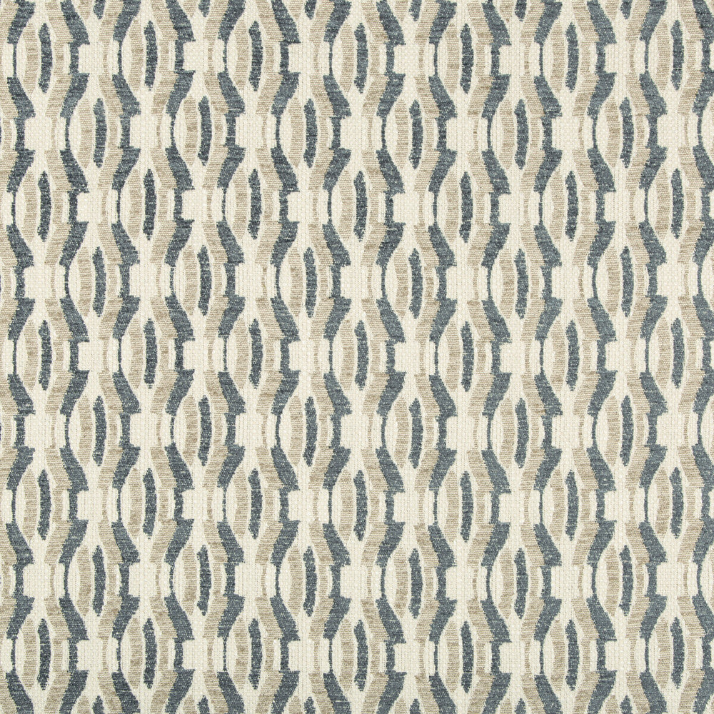 Agate Weave Sea Wave by Groundworks Designer Fabric GEMS COLLECTION VISCOSE - 65%;COTTON - 18%;LINEN - 14%;ACRYLIC - 3% Italy MEDIUM Horizontal: 2.32 and Vertical: 3.15 55.12 - Swanky Fabrics -