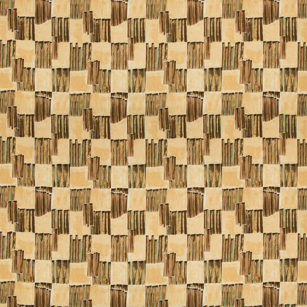 Lyre Bronzed by Groundworks Designer Fabric KELLY WEARSTLER V FLAX - 100% Italy LIGHT Horizontal: 13.39 and Vertical: 17.56 53.94 - Swanky Fabrics -