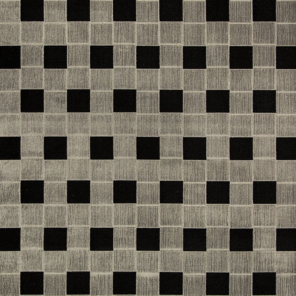 Truss Ebony by Groundworks Designer Fabric KELLY WEARSTLER V COTTON - 56%;RAYON - 23%;POLYESTER - 21% United States HEAVY Horizontal: 3 and Vertical: 6 49 - Swanky Fabrics -