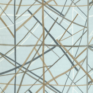 Simpatico Print Cinder by Lee Jofa Modern Designer Fabric