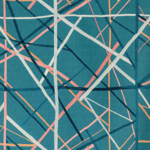 Simpatico Print Teal by Lee Jofa Modern Designer Fabric