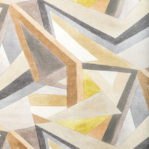 Roulade Print Citron/Stone by Lee Jofa Modern Designer Fabric