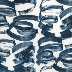 Laryo Print Indigo by Lee Jofa Modern Designer Fabric
