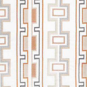 Tritone Embroidery Copper by Lee Jofa Modern Designer Fabric