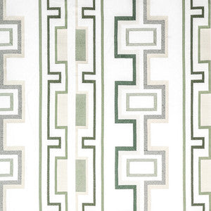 Tritone Embroidery Sage by Lee Jofa Modern Designer Fabric