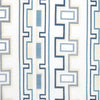 Tritone Embroidery Navy by Lee Jofa Modern Designer Fabric