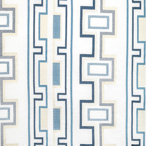 Tritone Embroidery Navy by Lee Jofa Modern Designer Fabric