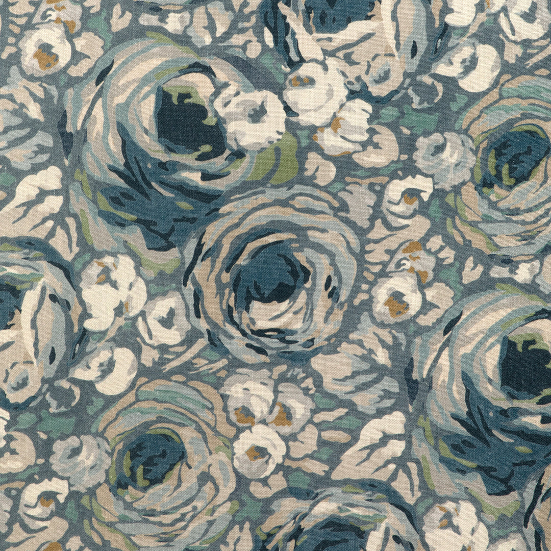 Orchard Print - Blue/Denim GWF-3803.55.0 by Lee Jofa Modern Designer Fabric