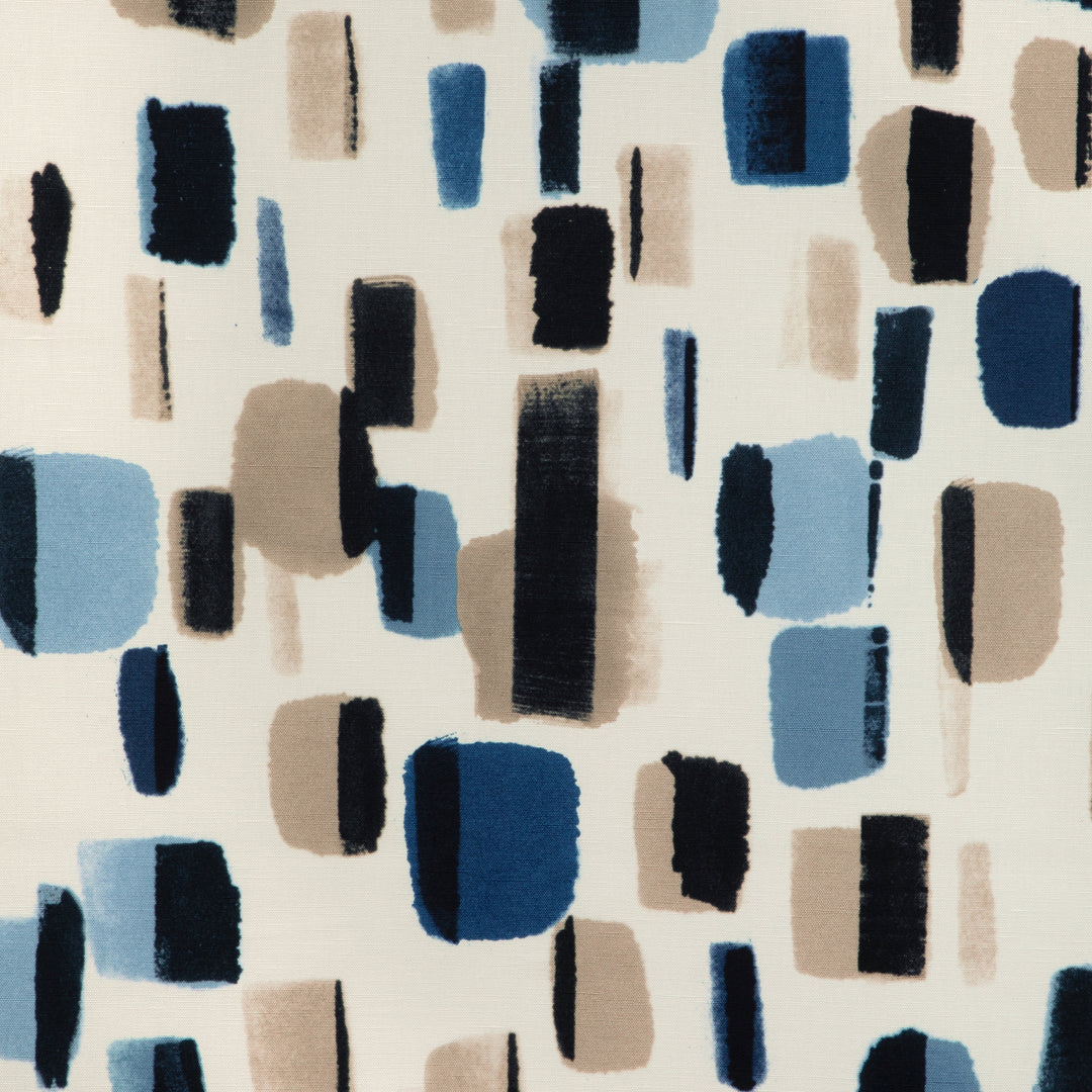 Bond Print - Blue GWF-3805.516.0 by Lee Jofa Modern Designer Fabric