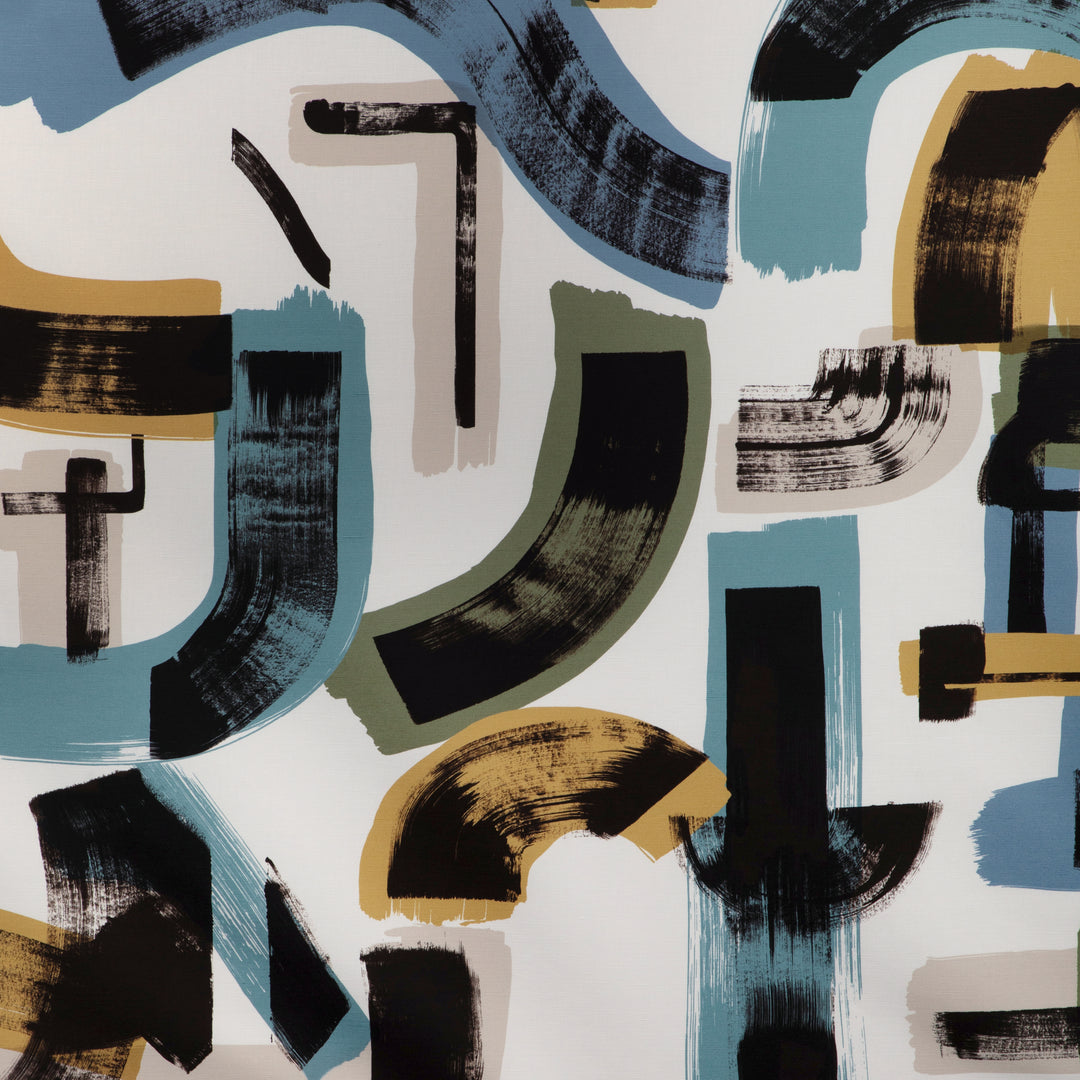 Bleecker Print - Lake/Fern GWF-3806.353.0 by Lee Jofa Modern Designer Fabric