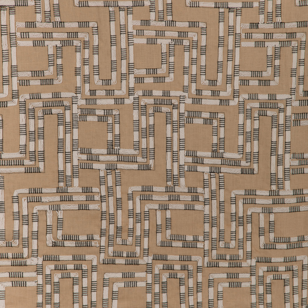 Circuit Emb - Buff GWF-3813.161.0 by Lee Jofa Modern Designer Fabric