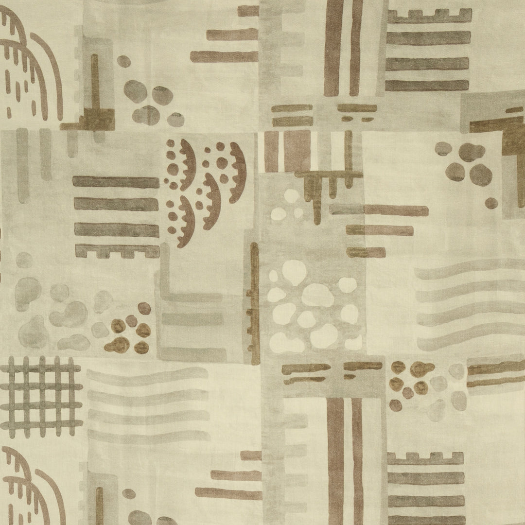 Veda - Limestone/Bark GWF-3842.1621.0 by Lee Jofa Modern Designer Fabric