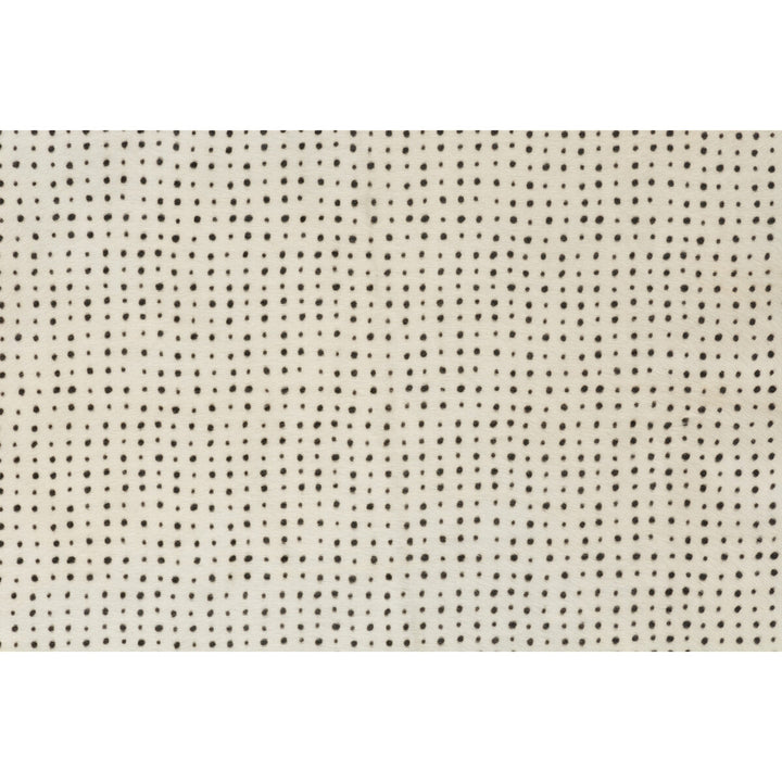 Dame Ivory/Ebony by Groundworks Designer Fabric KELLY WEARSTLER LEATHER COLLECTION LEATHER - 100% Italy LIGHT Horizontal: 4.75 and Vertical: 4.5 31.5 - Swanky Fabrics -