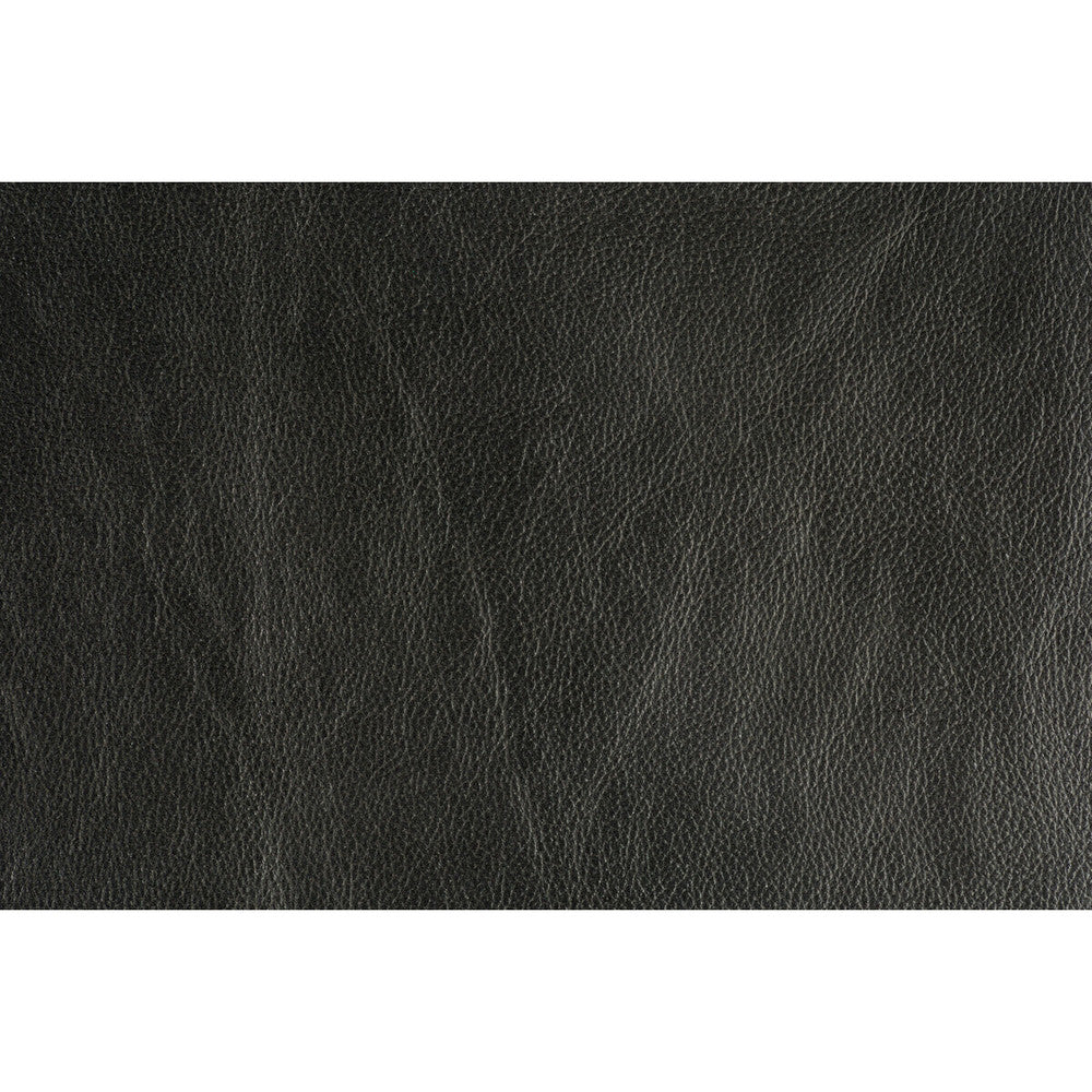 Trophy Graphite by Groundworks Designer Fabric KELLY WEARSTLER LEATHER COLLECTION LEATHER - 100% Brazil MEDIUM Horizontal: and Vertical: - Swanky Fabrics -