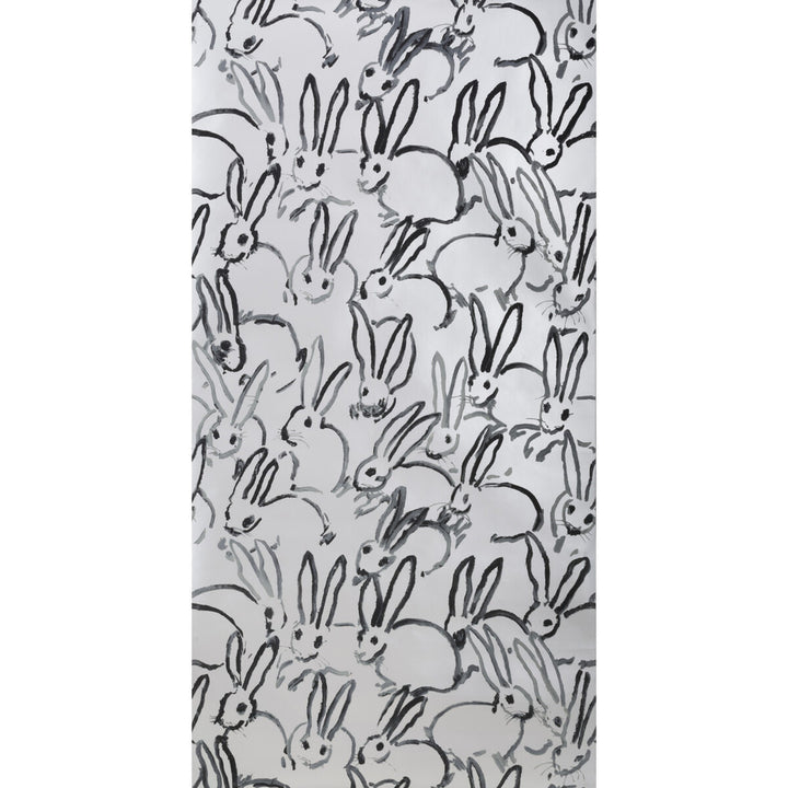 Hutch Silver by Groundworks Designer Wallcovering HUNT SLONEM FOR GROUNDWORKS PAPER - 100% United States - Horizontal: 27 and Vertical: 31.75 27 - Swanky Fabrics -