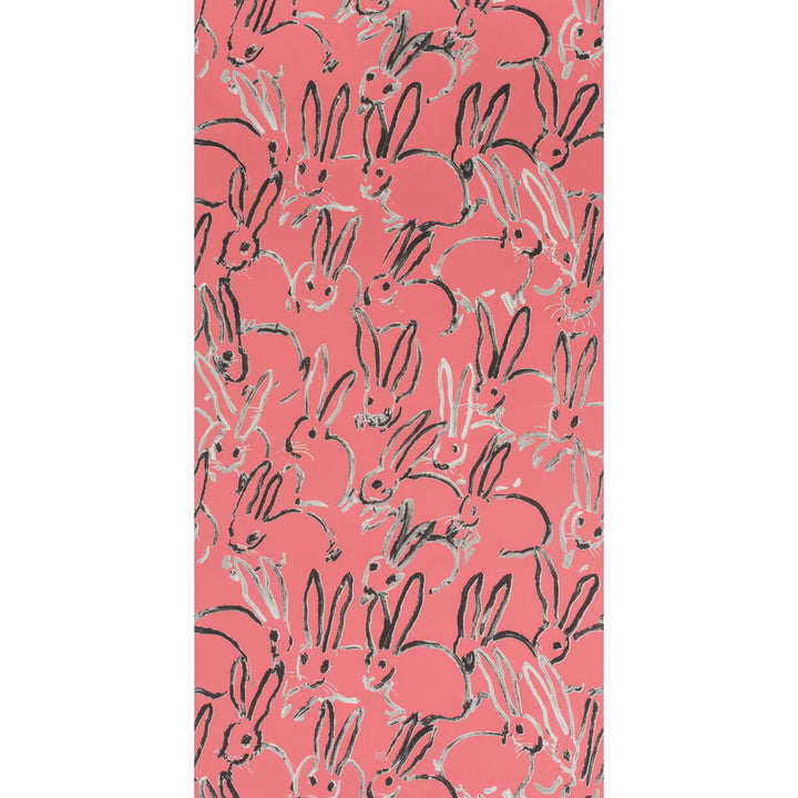 Hutch Pink by Groundworks Designer Wallcovering HUNT SLONEM FOR GROUNDWORKS PAPER - 100% United States Horizontal: 27 and Vertical: 31.75 27 - Swanky Fabrics -