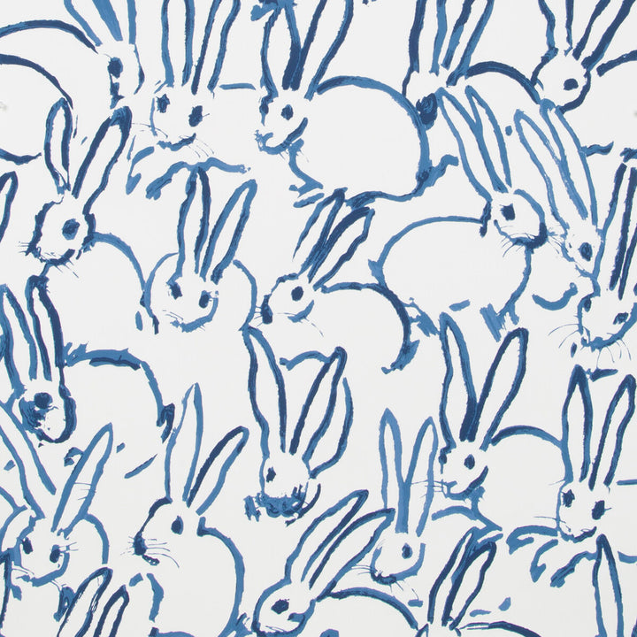 Hutch Navy by Groundworks Designer Wallcovering HUNT SLONEM II PAPER - 100% United States Horizontal: 27 and Vertical: 31.75 27 - Swanky Fabrics -